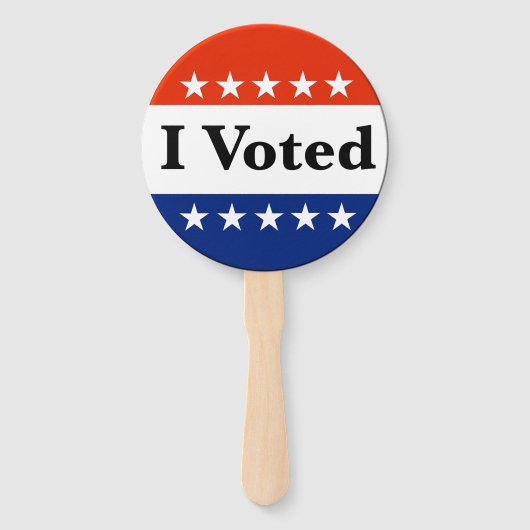 Éventail J'ai voté les élections de 2026 (Devant)