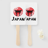 Éventail Japon (Devant et derrière)