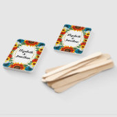 Éventail Jardin été Floral géométrique (Non-assemblé)