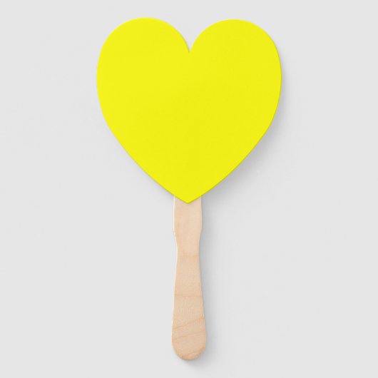 Éventail jaune brillant (Devant)
