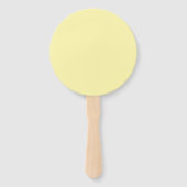 Éventail jaune de sport (Dos)