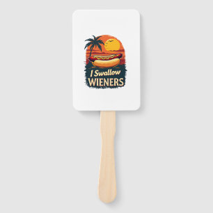 Éventail J'avale Saucy Wieners Drôle Adulte Plaisanterie Ho