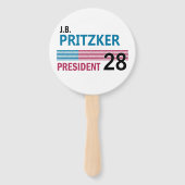 Éventail JB Pritzker 2028 (Dos)