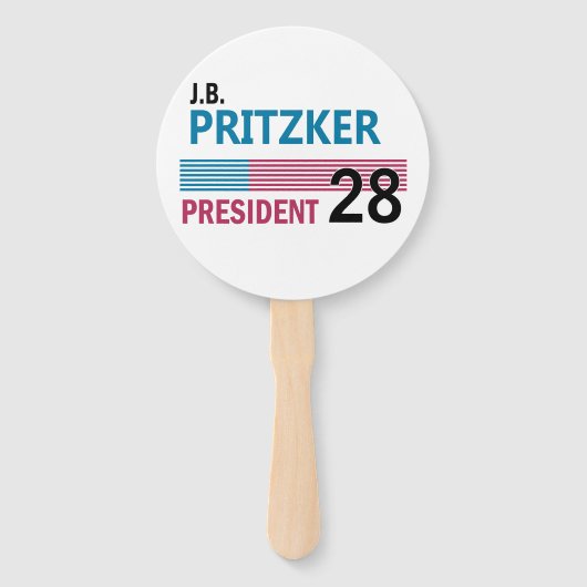 Éventail JB Pritzker 2028 (Devant)