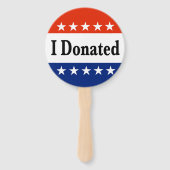 Éventail Je fais un don (Devant)