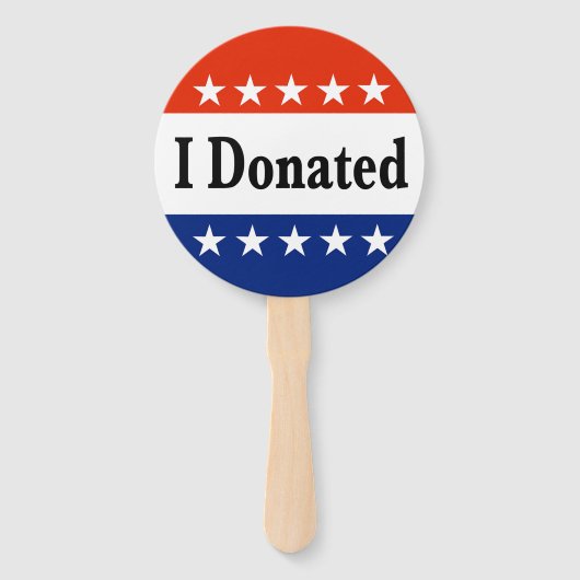 Éventail Je fais un don (Devant)