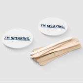 Éventail Je parle Kamala Harris Talking Stick (Non-assemblé)