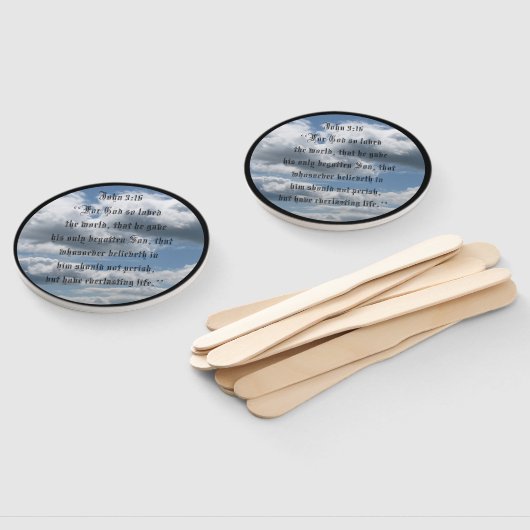 ÉVENTAIL JEAN 3:16 (Non-assemblé)