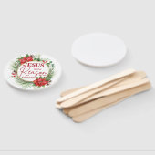 Éventail Jésus est la raison de la saison Noël (Non-assemblé)