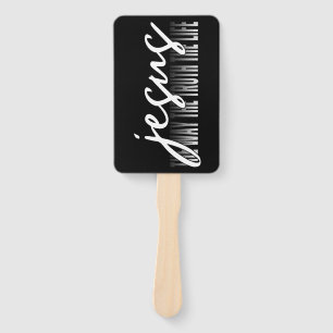 Éventail Jésus La Vérité La Vie