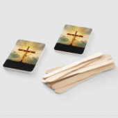 ÉVENTAIL JÉSUS SUR LA CROIX (Non-assemblé)