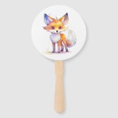 Éventail Joli Baby Fox ensemble de ventilateurs (Devant)