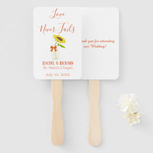 Éventail Joli Mariage du Vase de tournesol