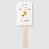 Éventail Joli Mariage du Vase de tournesol (Devant)