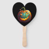 Éventail Joli petit Citrouille (Dos)