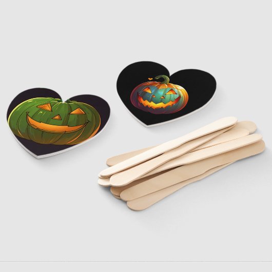 Éventail Joli petit Citrouille (Non-assemblé)