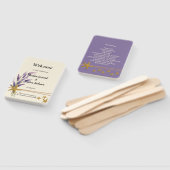 Éventail joli Programme de mariage étoile de mer simple (Non-assemblé)