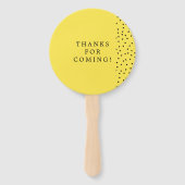 Éventail Jolie exotique tropicale été Plage Mariage Faveur (Dos)