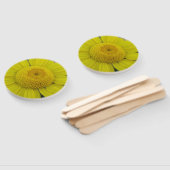 Éventail Jolie marguérite jaune (Non-assemblé)