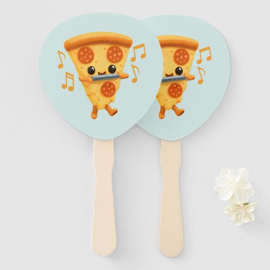 Éventail Jouer à trancher une corbeille harmonique (Devant et derrière)