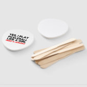 Éventail Jouer Au Pickleball Comme Une Fille Besoin De Leço (Non-assemblé)