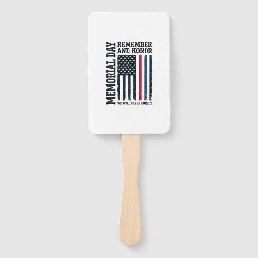 Éventail Jour du Souvenir Hommage et Tribut Vector Des (Devant)