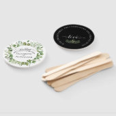 Éventail Journée de mariage simple de la ferme (Non-assemblé)