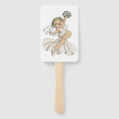 Éventail Joyeuse mariée 02 (Dos)