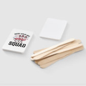 Éventail Joyeux 4 juillet Flamingo Squad Vector Design_1 (Non-assemblé)