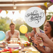 Éventail Joyeux anniversaire