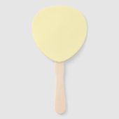 Éventail Joyeux anniversaire avec ballons sur crème (Dos)