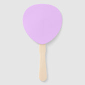 Éventail Joyeux anniversaire avec ballons sur violet (Dos)