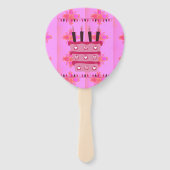 Éventail Joyeux Anniversaire Restez béni (Dos)