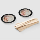 Éventail Joyeux anniversaire simple photo moderne célébrati (Non-assemblé)