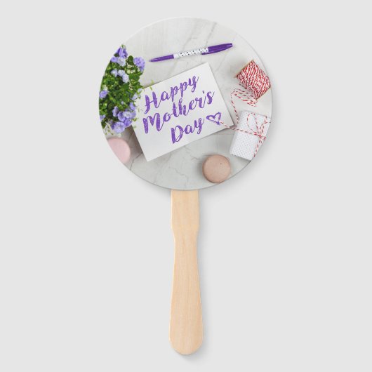 ÉVENTAIL JOYEUX JOUR DE MÈRE (Devant)