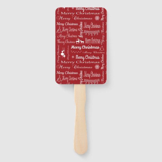 Éventail Joyeux Noël (Dos)