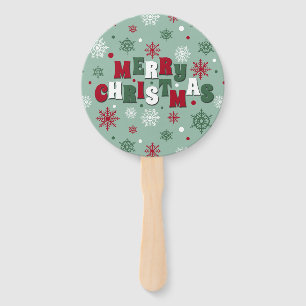 Éventail Joyeux Noël