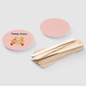 Éventail Joyeux pilote de Pâques lapin rose (Non-assemblé)