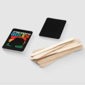 Éventail Junetten Queen Black Afro Melanin Girl (Non-assemblé)