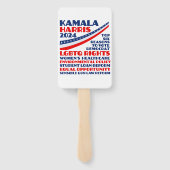 Éventail Kamala Harris 2024 Election Democrat Platform (Dos)