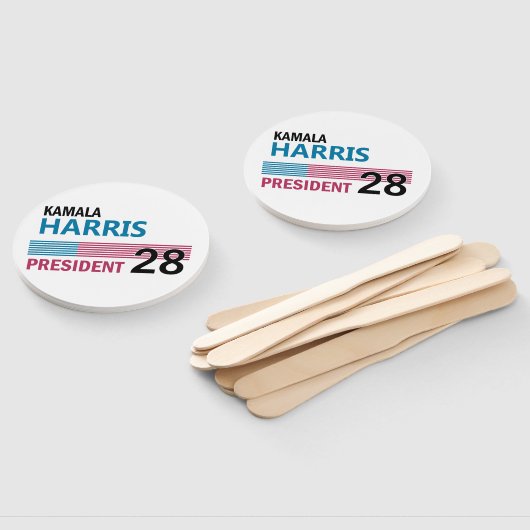 Éventail Kamala Harris 2028 (Non-assemblé)