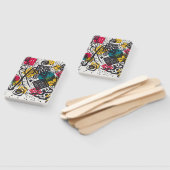 Éventail Kandinsky Small Worlds V Classic Abstrait (Non-assemblé)