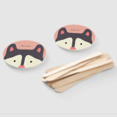 Éventail Kawaii mignon petit Chien Chien Chien Chien Chien. (Non-assemblé)