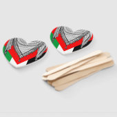 Éventail Keffiyeh Écharpe palestinienne tissu traditionnel (Non-assemblé)