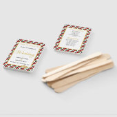 Éventail KENYA Christian Custom Wedding Programme (Non-assemblé)