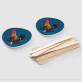 Éventail Key West - Rooster tzigane (Non-assemblé)