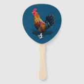 Éventail Key West - Rooster tzigane (Dos)