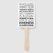 Éventail #KindnessIsEverything Vans à la main (Dos)