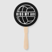 Éventail Kiss my Ace (Dos)