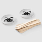 Éventail Kit de batterie Monogramme Argent (Non-assemblé)